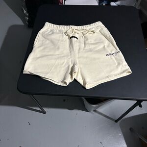 Essentials Off-White Men's Cream Athletic Shorts size xl